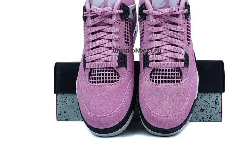 Jordan TO 4 READY PK RETAIL SHIP “Orchid” Air MATERIALS Jordan GOD 0504